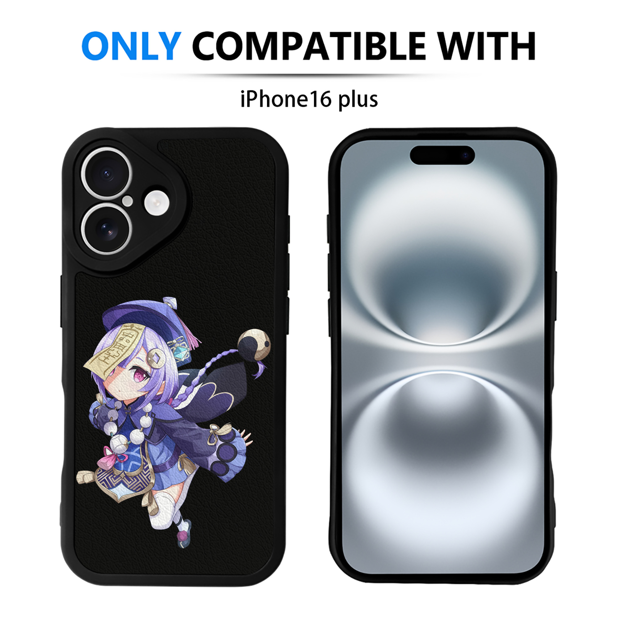 げんし神 七七 なな  genshin Nana 【iPhone 16シリーズ対応】シリコンスマホケース（レザー調） 材質：シリコン